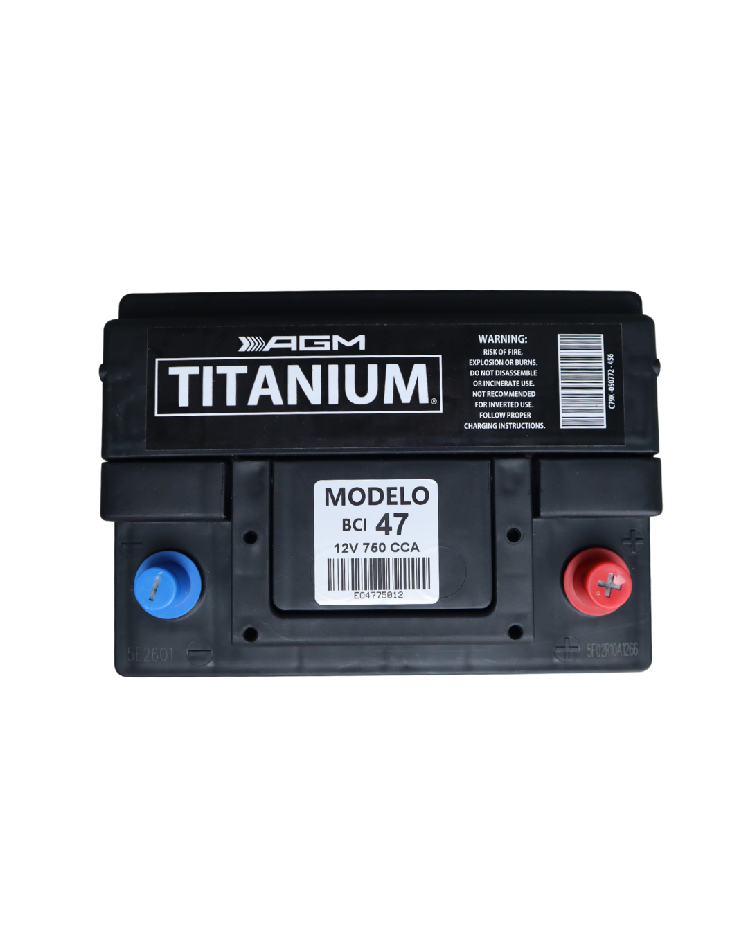 47 TITANIUN AGM BATERIA DE ALTO RENDIMIENTO