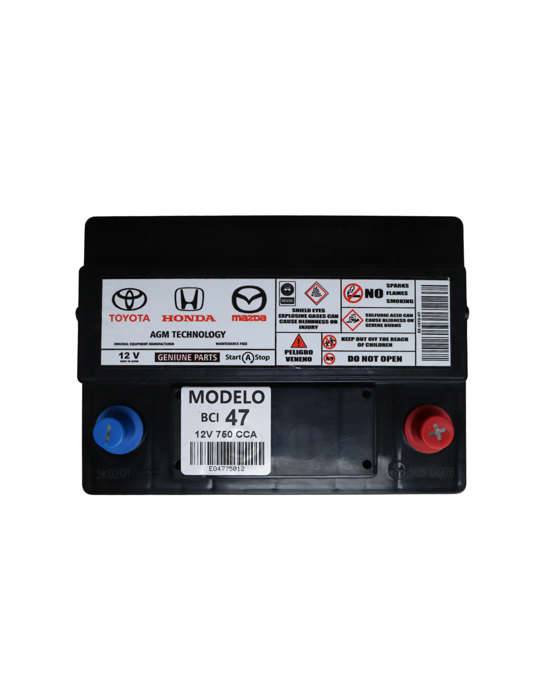 47 AGM CALIDAD DE EQUIPO ORIGINAL