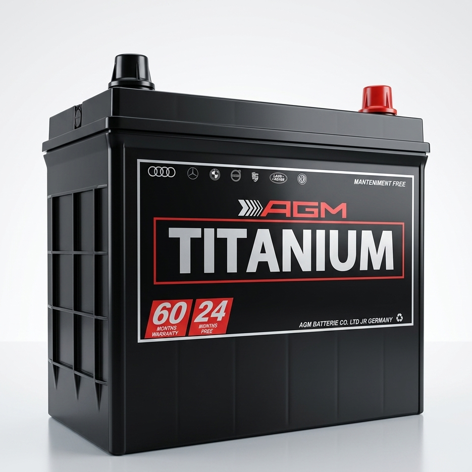 BATERÍA DE GEL AGM TITANIUM 12V 680 AMPERES MODELO 51R-680CCA