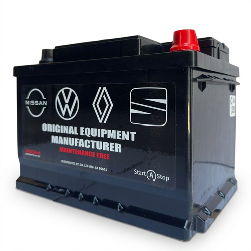 BATERÍA AGM MODELO 42-650 CCA START-STOP COMPATIBLE VOLKSWAGEN NISSAN RENAULT Y SEAT