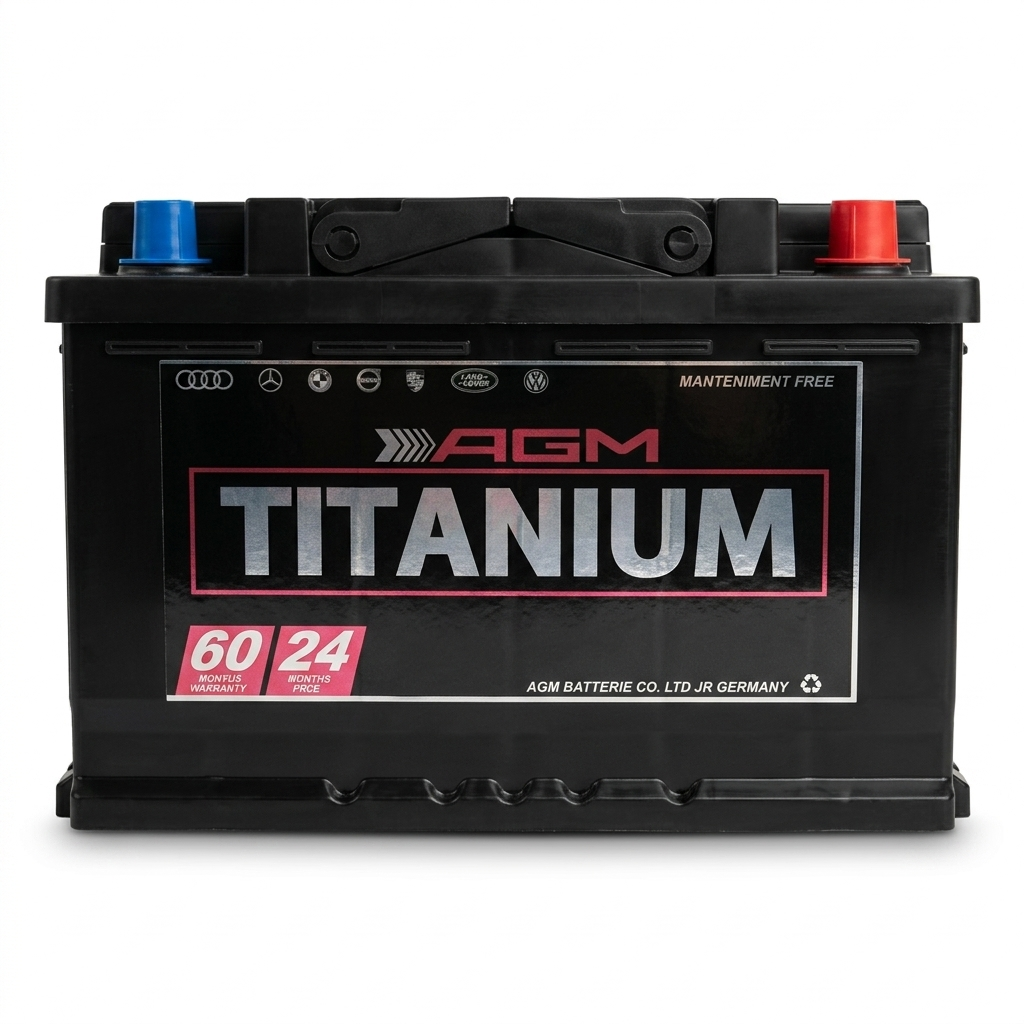 BATERÍA DE GEL AGM TITANIUM 12V 950 AMPERES MODELO 48/91-950 CCA