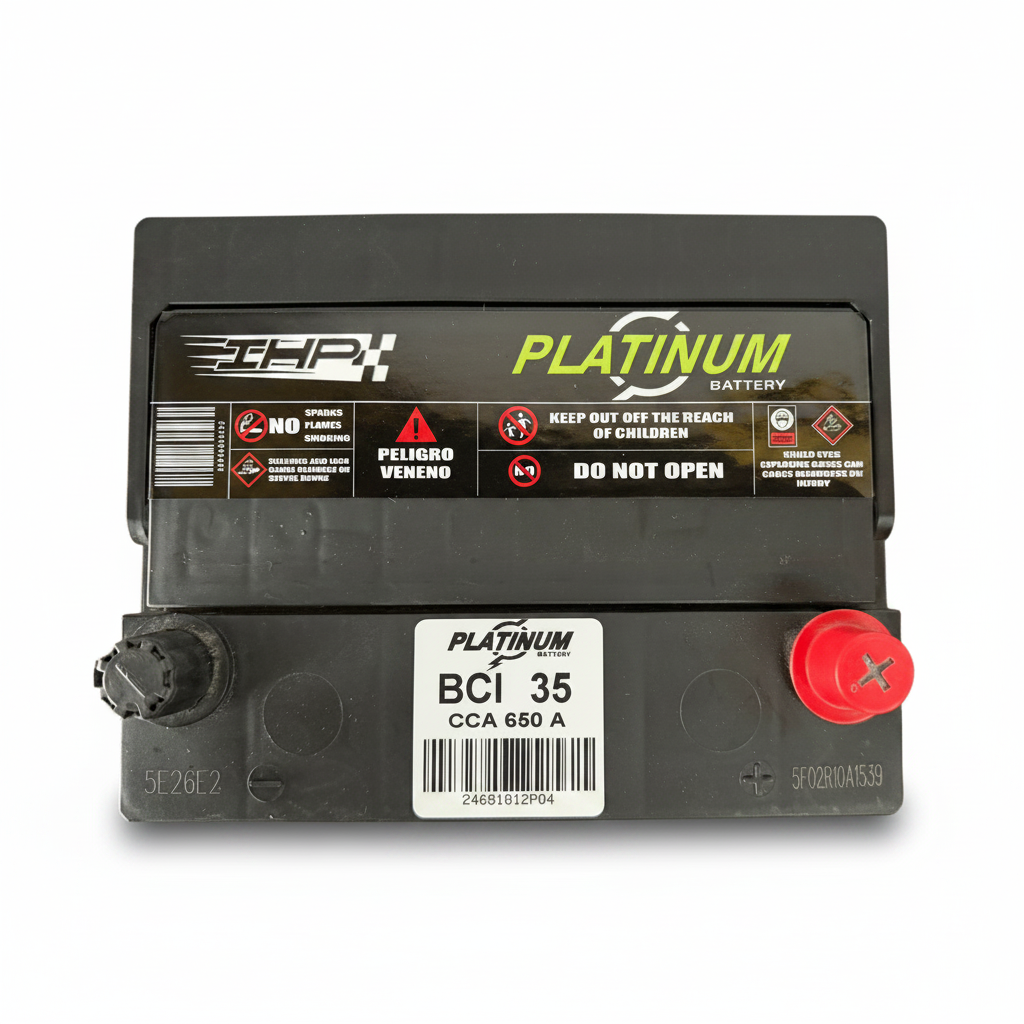 BATERÍA PLATINUM AGM MODELO 35-650 CCA 12V