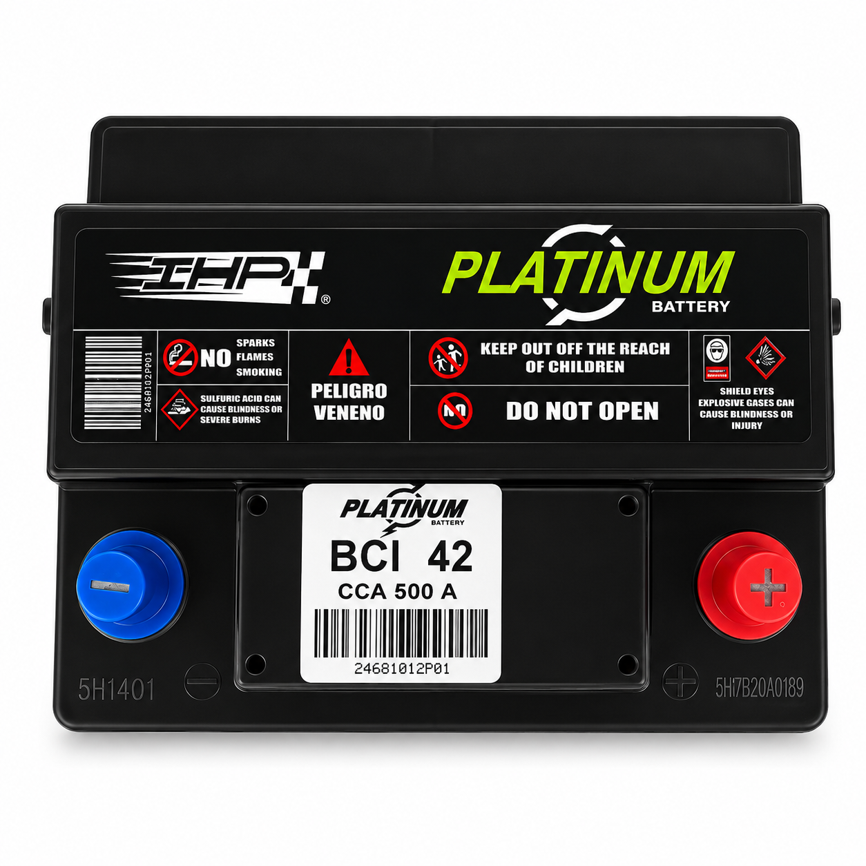 BATERÍA PLATINUM AGM MODELO 42-650 CCA 12V
