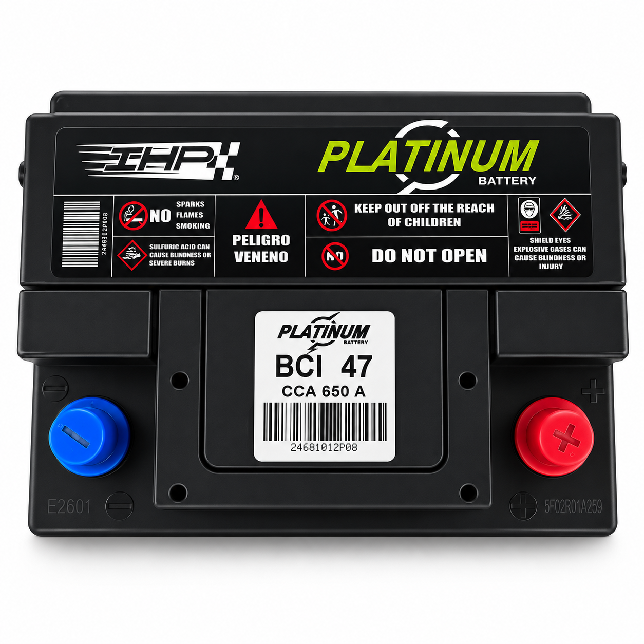 BATERÍA PLATINUM AGM MODELO 47-750 CCA 12V